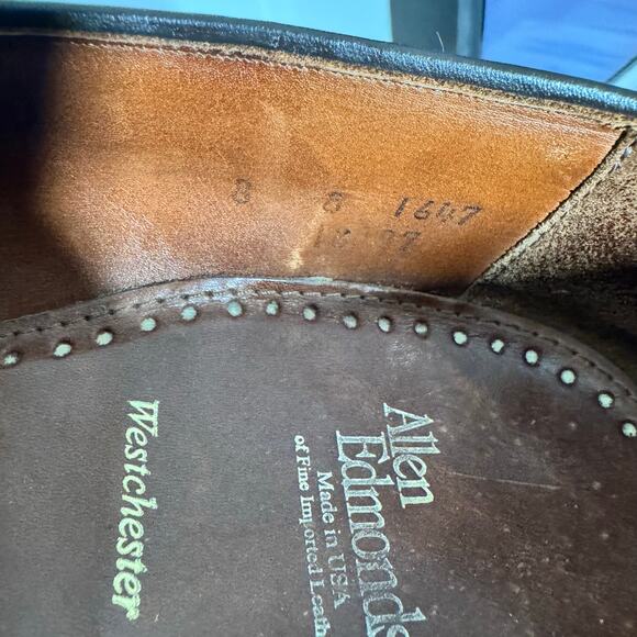 Allen Edmonds Westchester Penny Loafers Men 8 Quite Luxury Minimal Career Prep - Picture 4 of 9